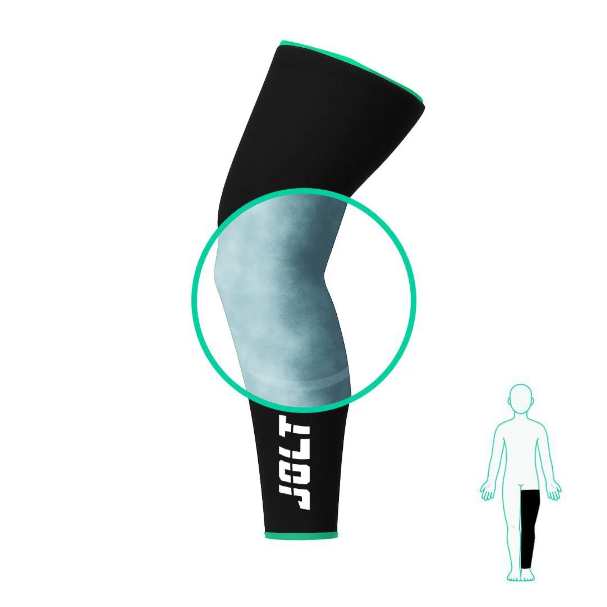 Manchon cryothérapie Cryo Sleeve - Jambe (long) - plusieurs tailles - Jolt