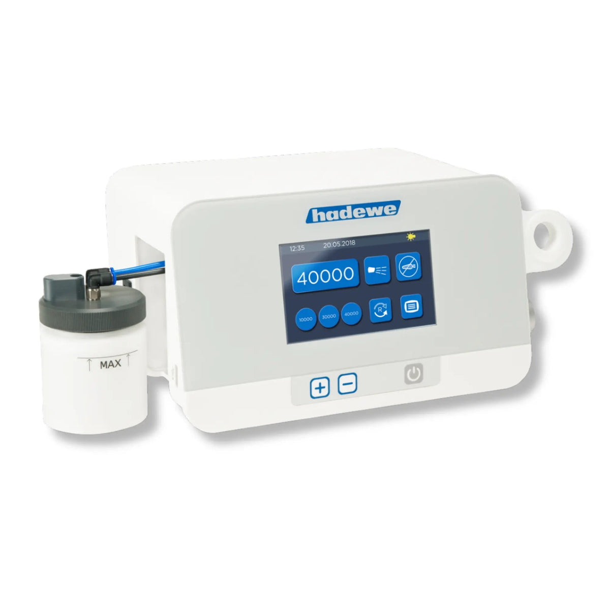 Micromoteur à spray Azuras Chrome - Ecran tactile - 40 000 tpm - Hadewe Hadewe