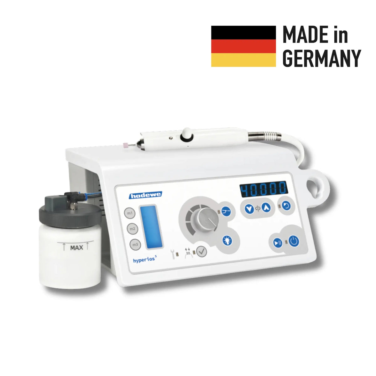 Micromoteur à spray Hyperios 5 - Nettoyage automatique - 40 000 tpm - Hadewe Hadewe