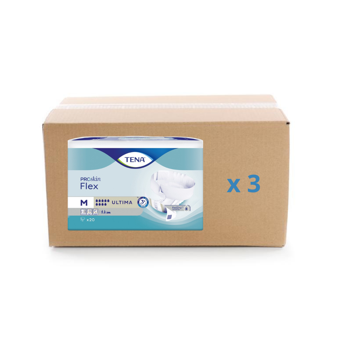 Pack 3x20U Change Tena Flex Proskin - Ultima 9 gouttes - 3 tailles - Tena - My Médical