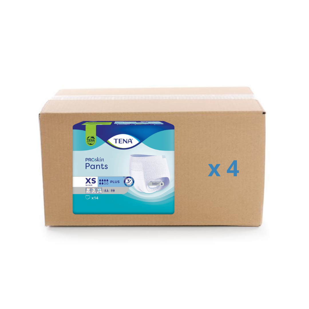 Pack 4x14/12U Tena Pants Proskin - Plus - 6 gouttes - 6 tailles - Tena - My Médical