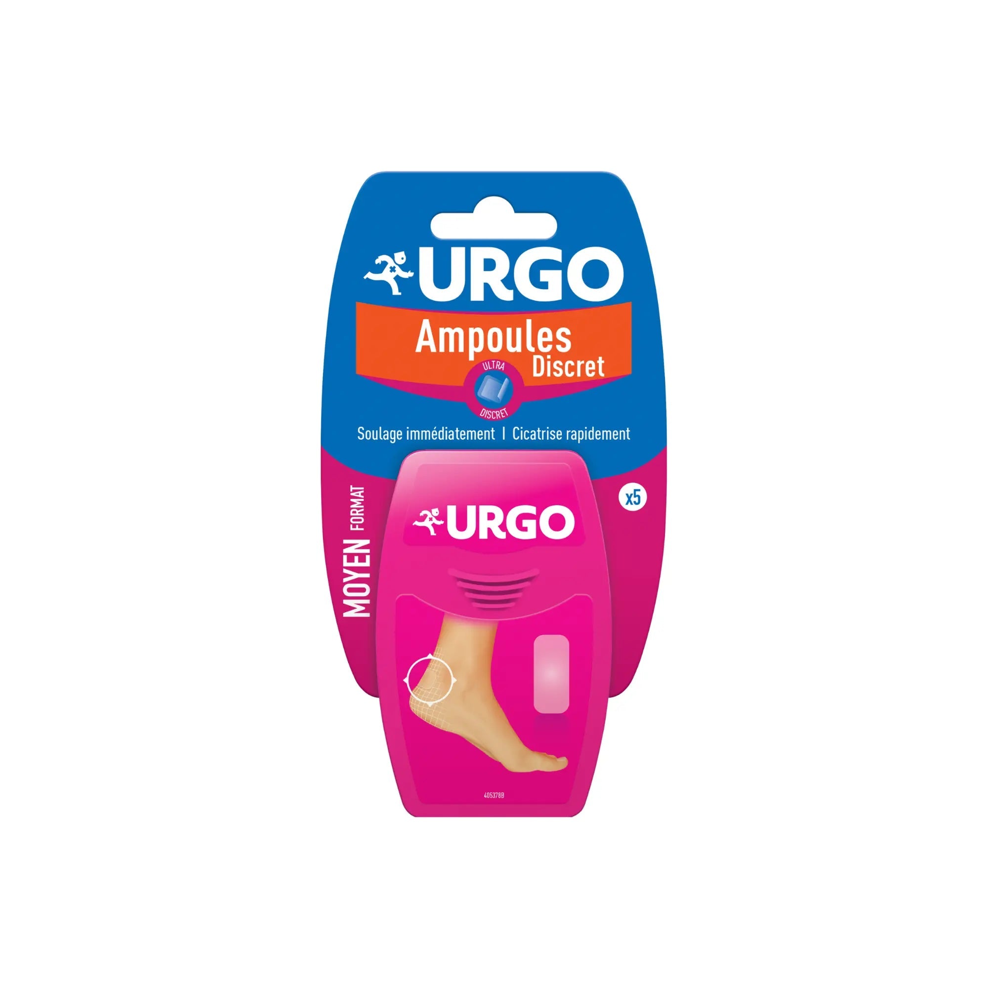 Pansements ampoules ultra-discret - Moyen format - bte de 5 - Urgo Urgo