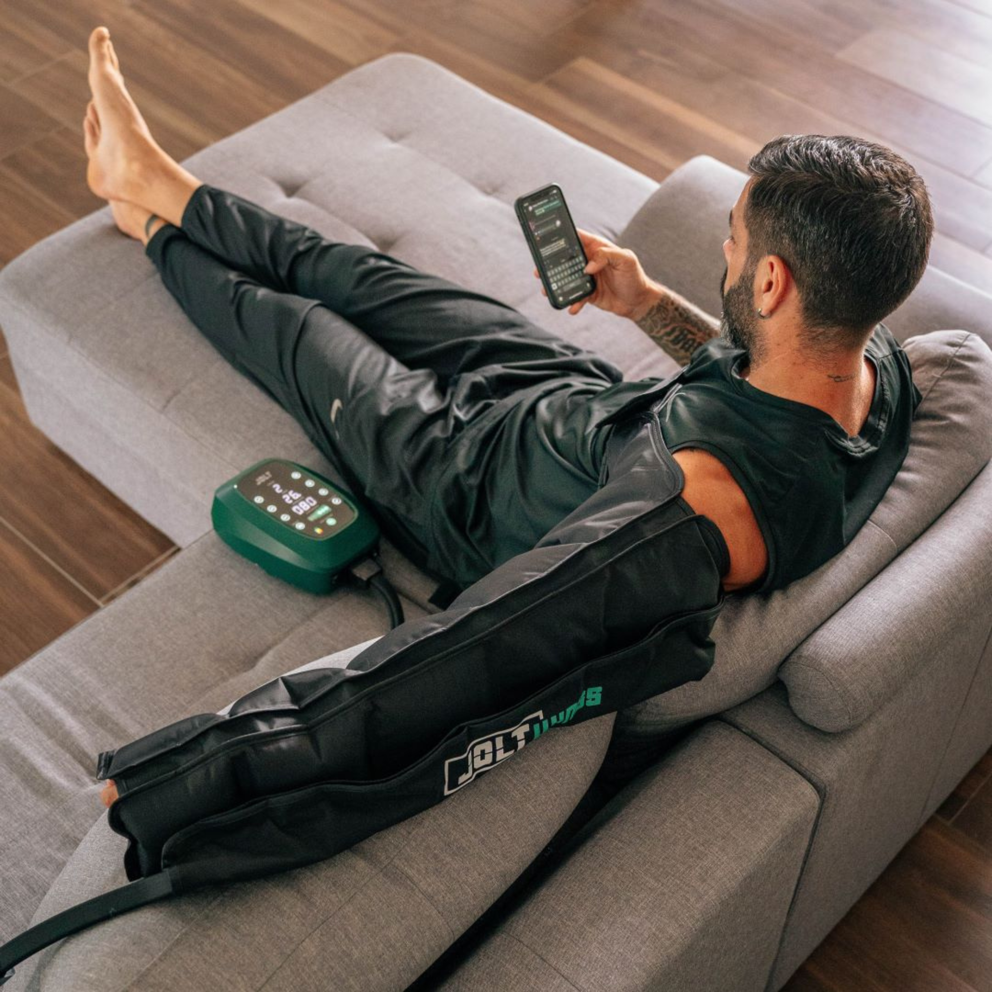 Manchon de pressotherapie pour les bras - 2 tailles - Jolt Wings