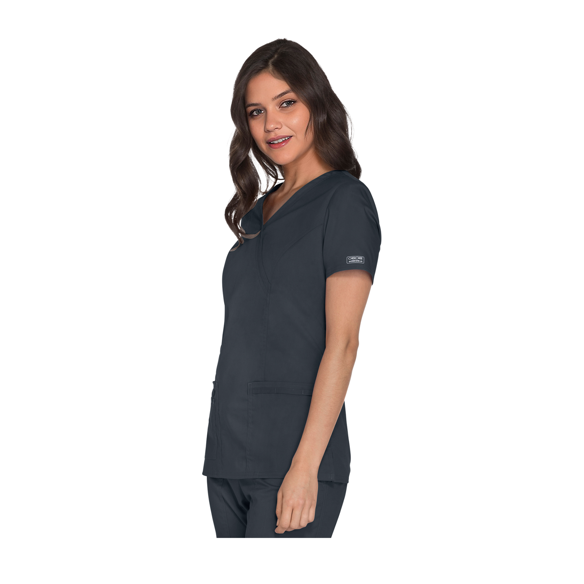 Pau - V-neck wrapover tunic - Women - Cherokee