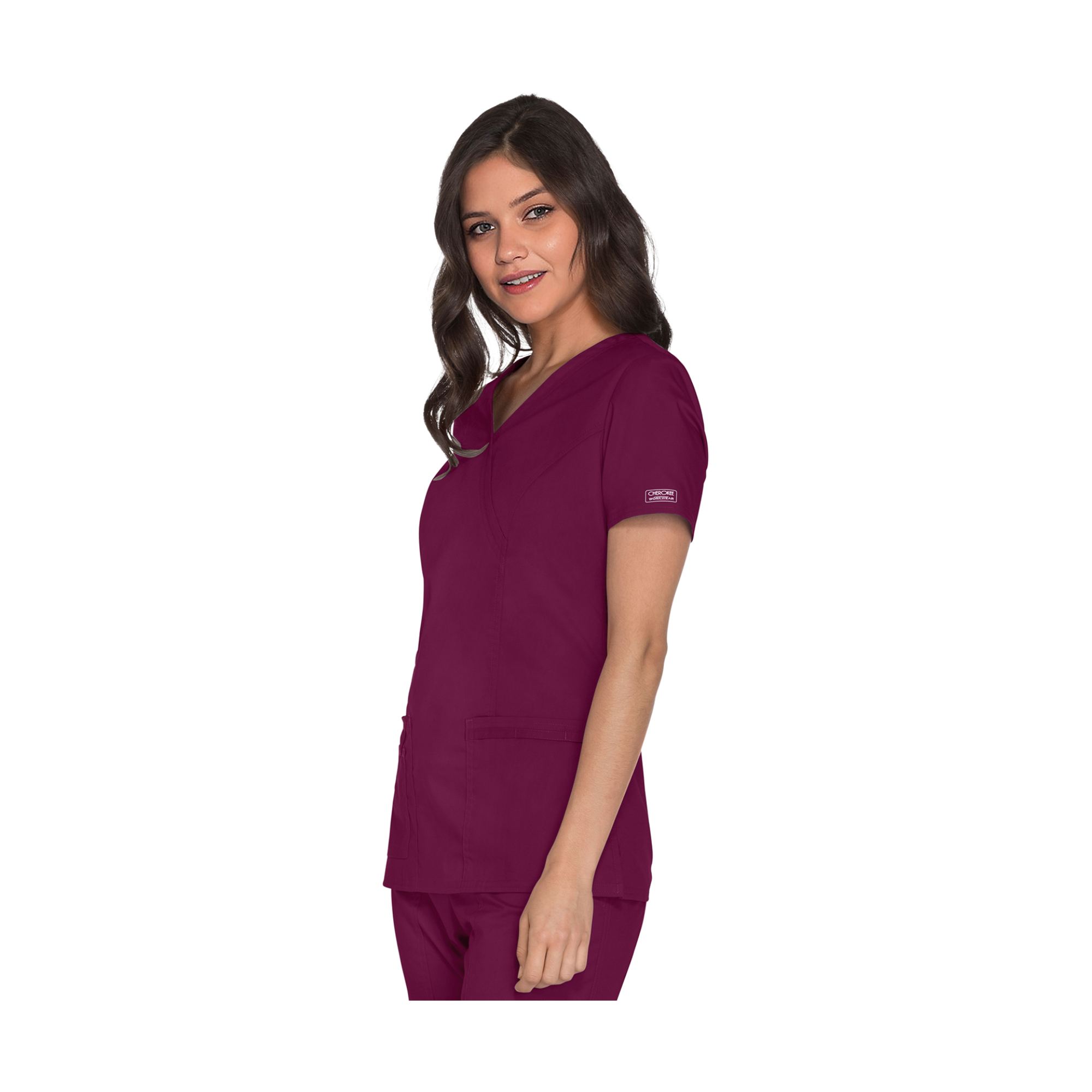 Pau - V-neck wrapover tunic - Women - Cherokee