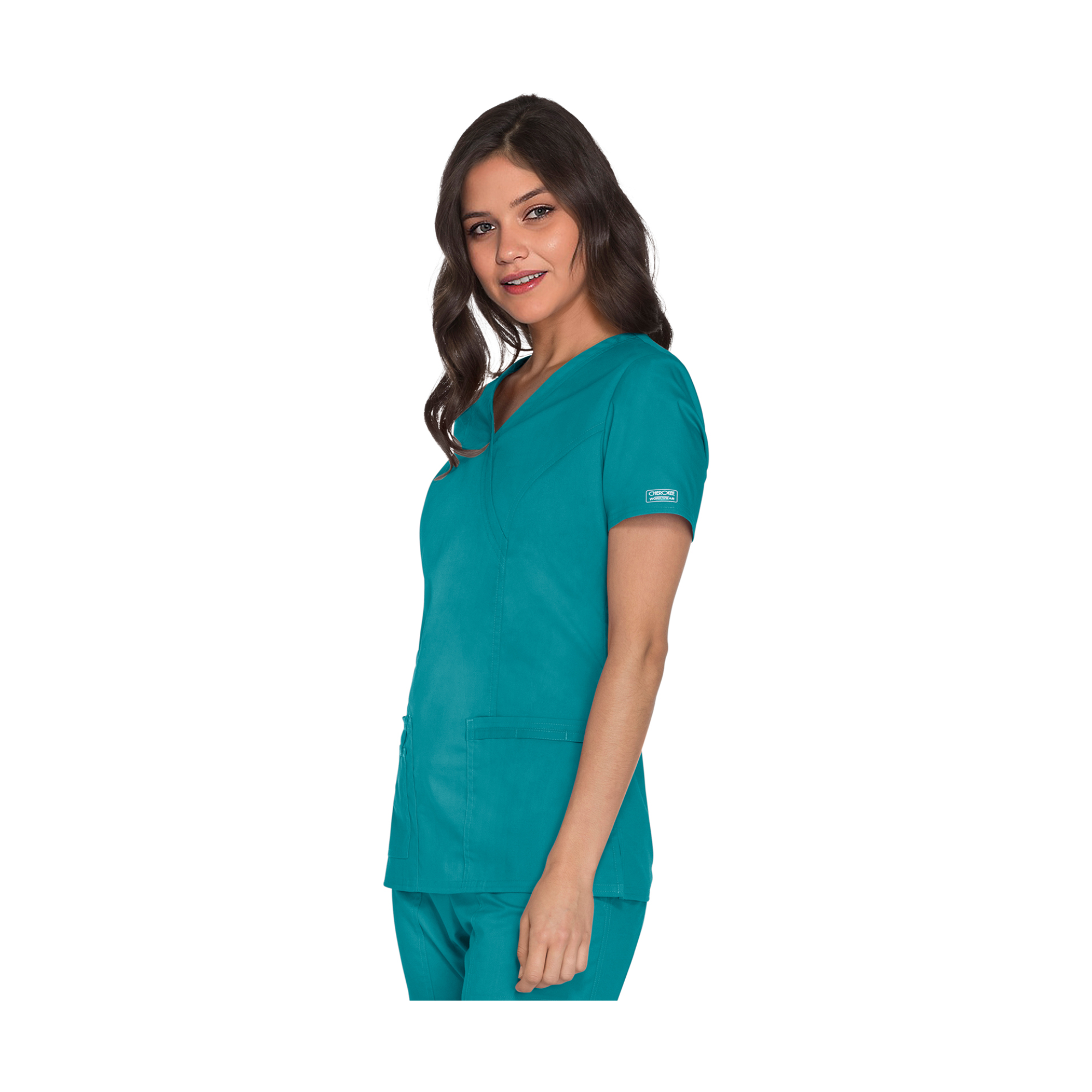 Pau - V-neck wrapover tunic - Women - Cherokee