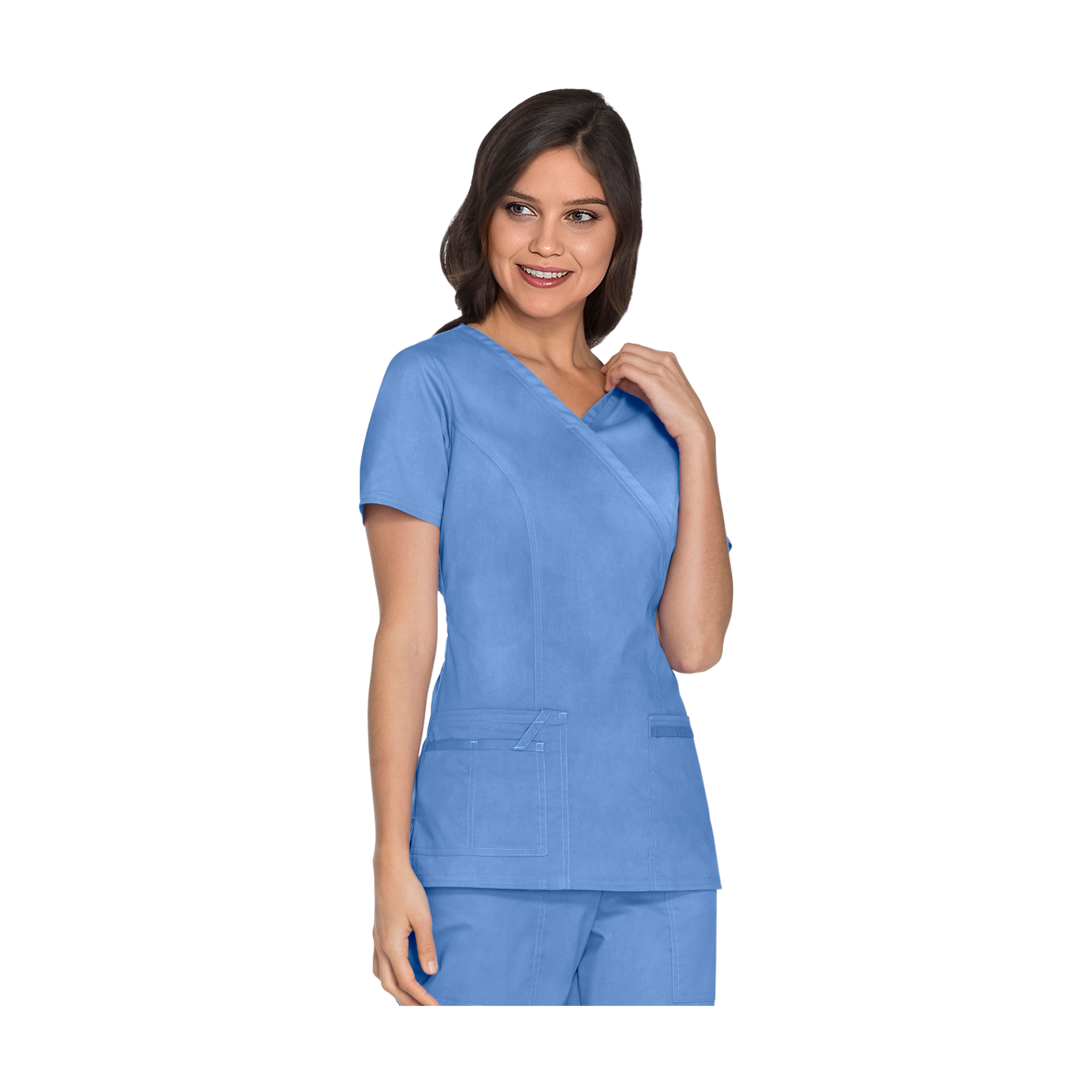 Pau - V-neck wrapover tunic - Women - Cherokee