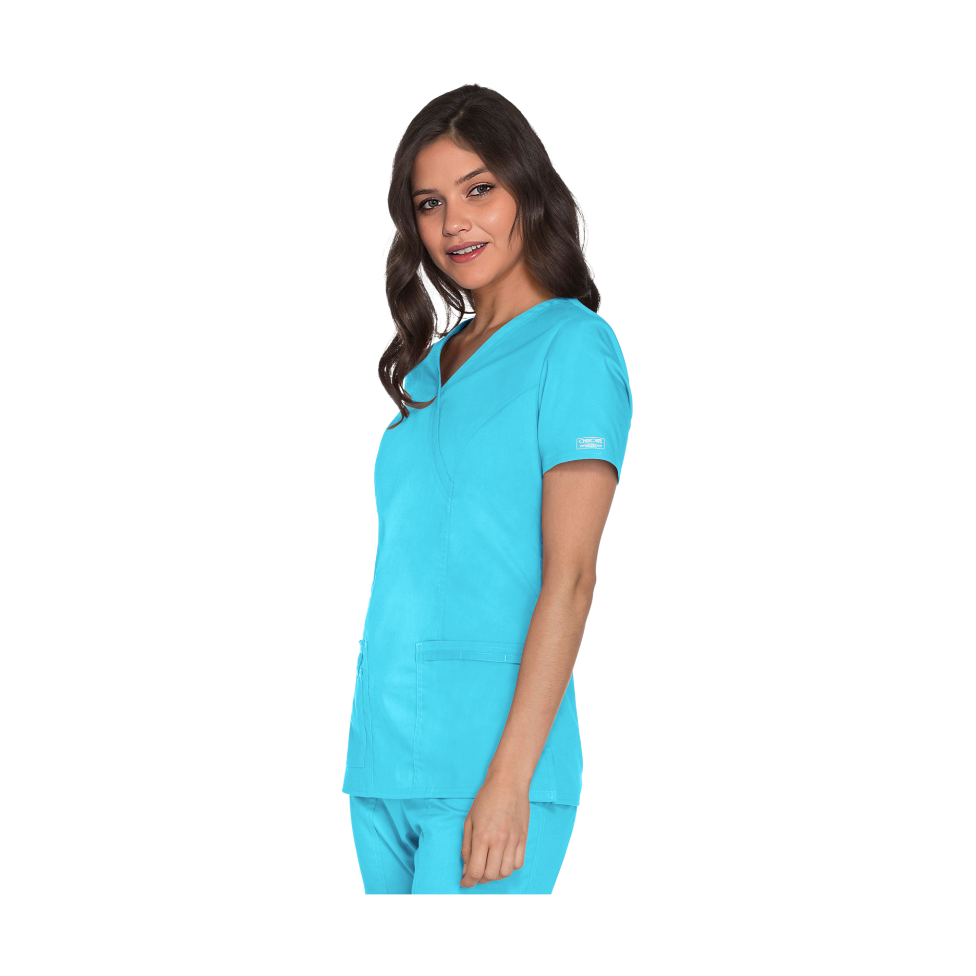 Pau - V-neck wrapover tunic - Women - Cherokee