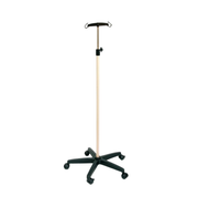 Pied à sérum laqué - 2 ou 4 crochets plastique - 130/210 cm - Comed