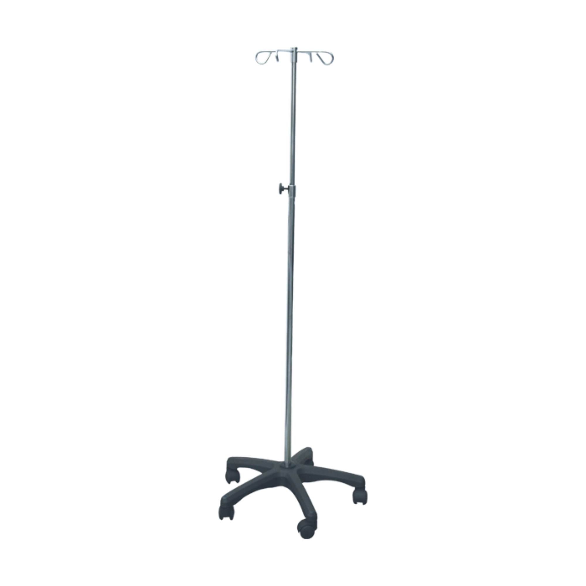 Pied à sérum pour perfusion - 123-210 cm - Euromedis