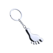 Porte-Clés en alliage - Forme de Pied - My Podologie