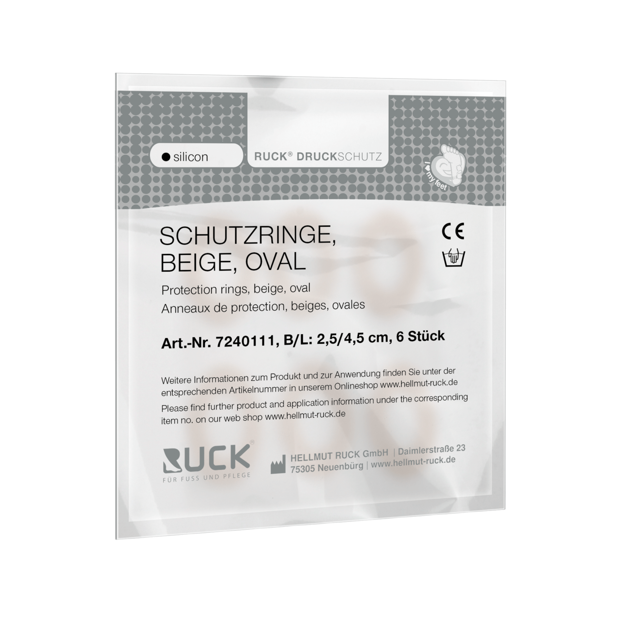 Hallux Protection - Silicone Protective Rings - Ruck