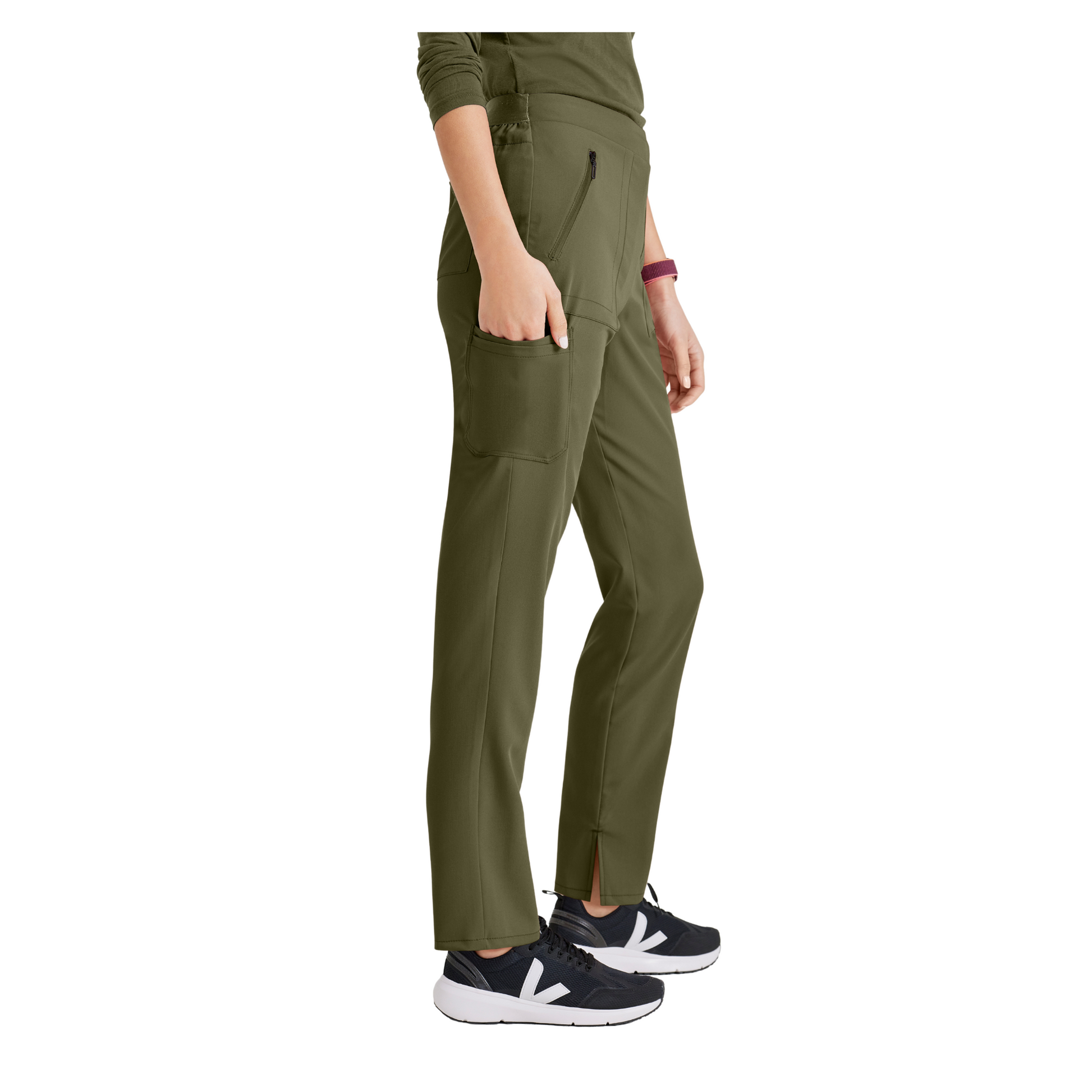 Purpose Pant - Pantalon médical fuselée taille haute - Femme - Barco Unify BARCO UNIFY