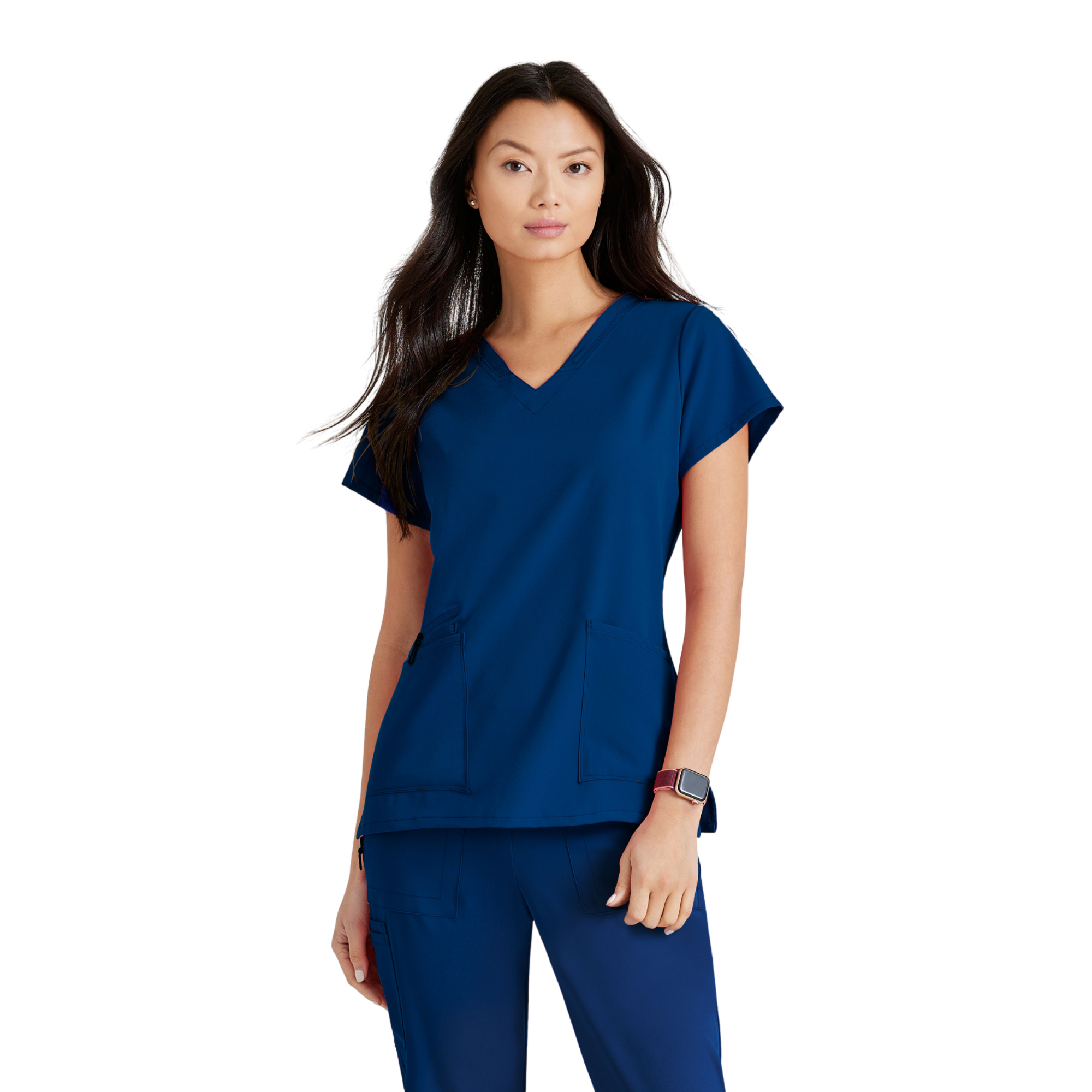 Purpose Top - Haut médical confortable et polyvalent - Col V - Femme - Barco Unify BARCO UNIFY