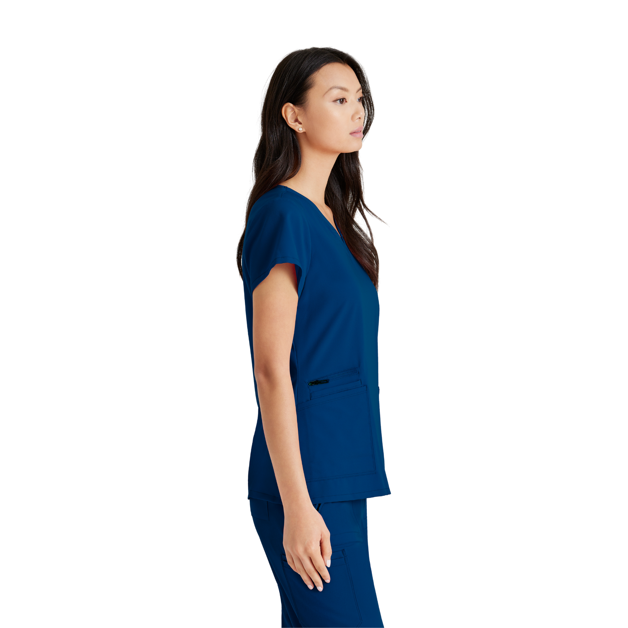 Purpose Top - Haut médical confortable et polyvalent - Col V - Femme - Barco Unify BARCO UNIFY