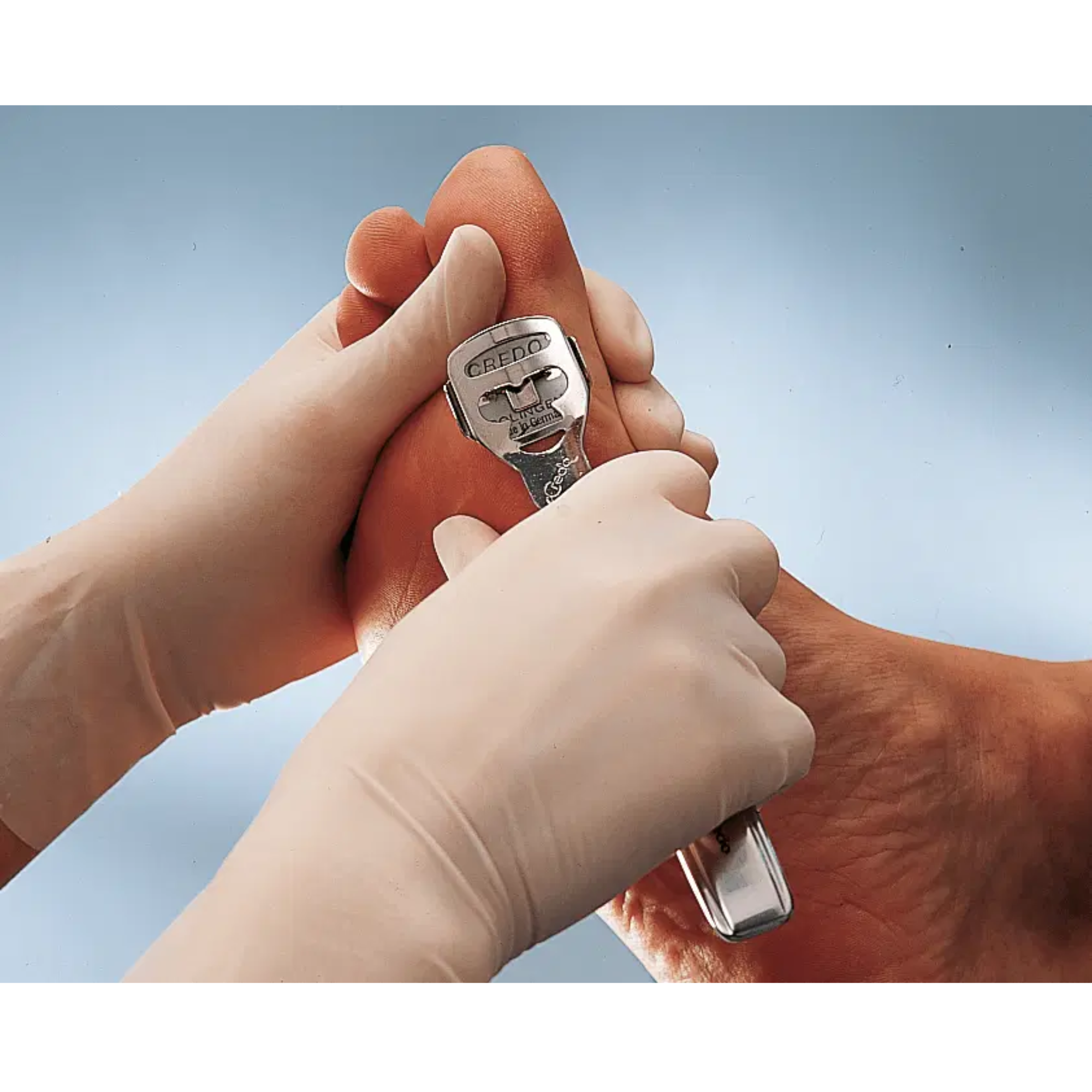 Rabot à callosités en Inox avec adaptateur râpe - 14,5 cm - Credo