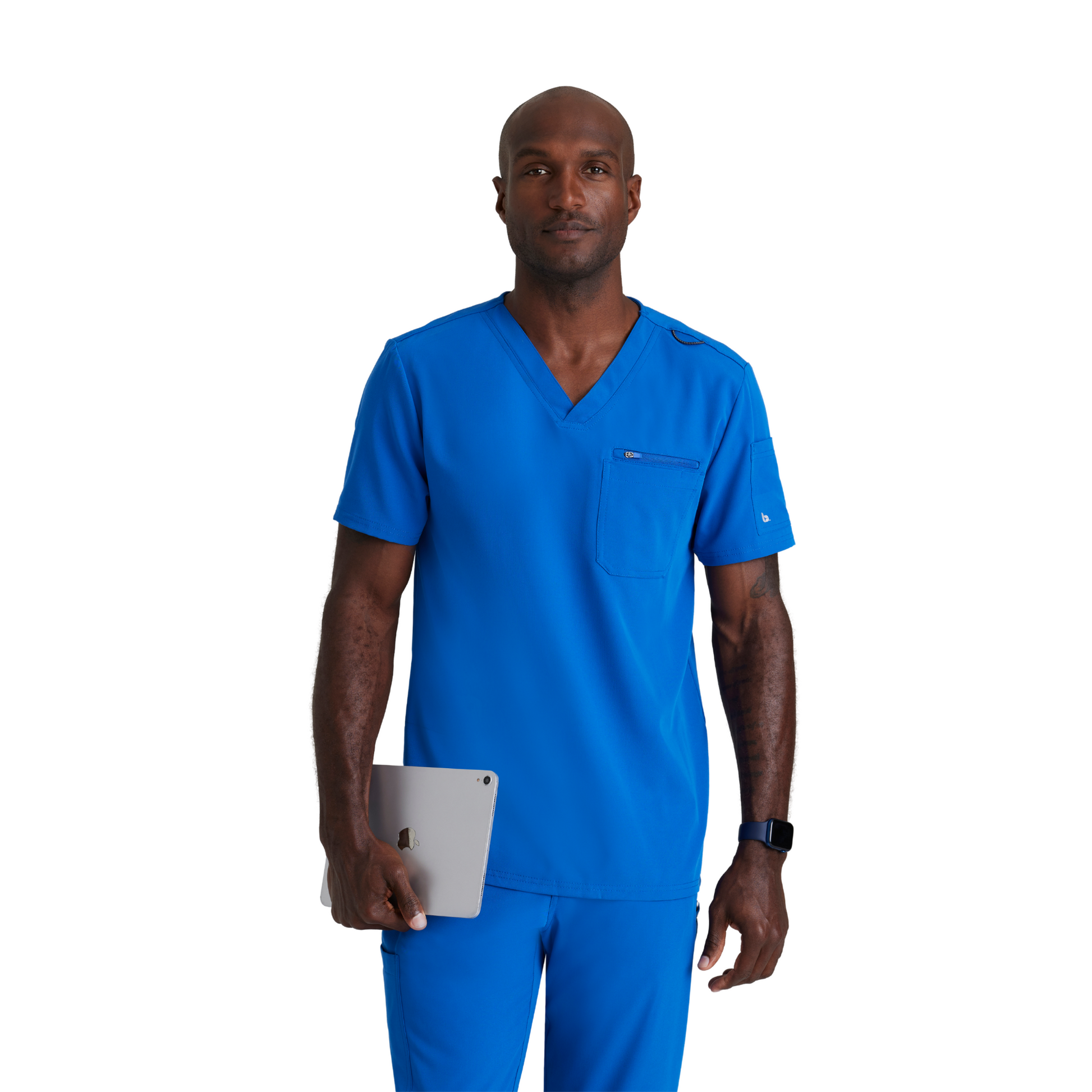 Rally Top - Haut médical slim et élégant - Col V - Homme - Barco Unify BARCO UNIFY