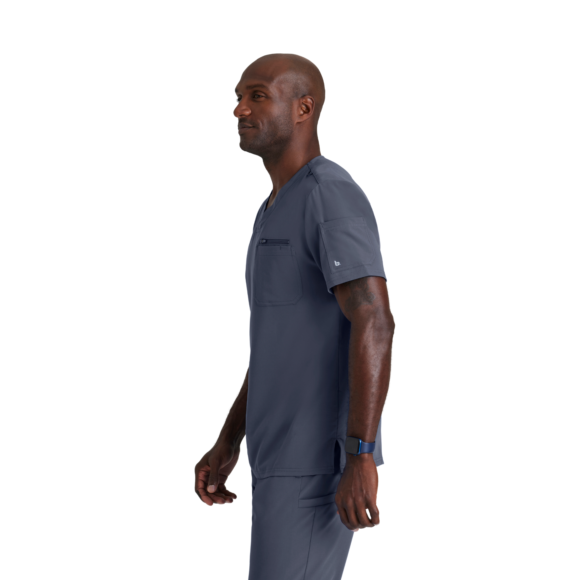 Rally Top - Haut médical slim et élégant - Col V - Homme - Barco Unify BARCO UNIFY