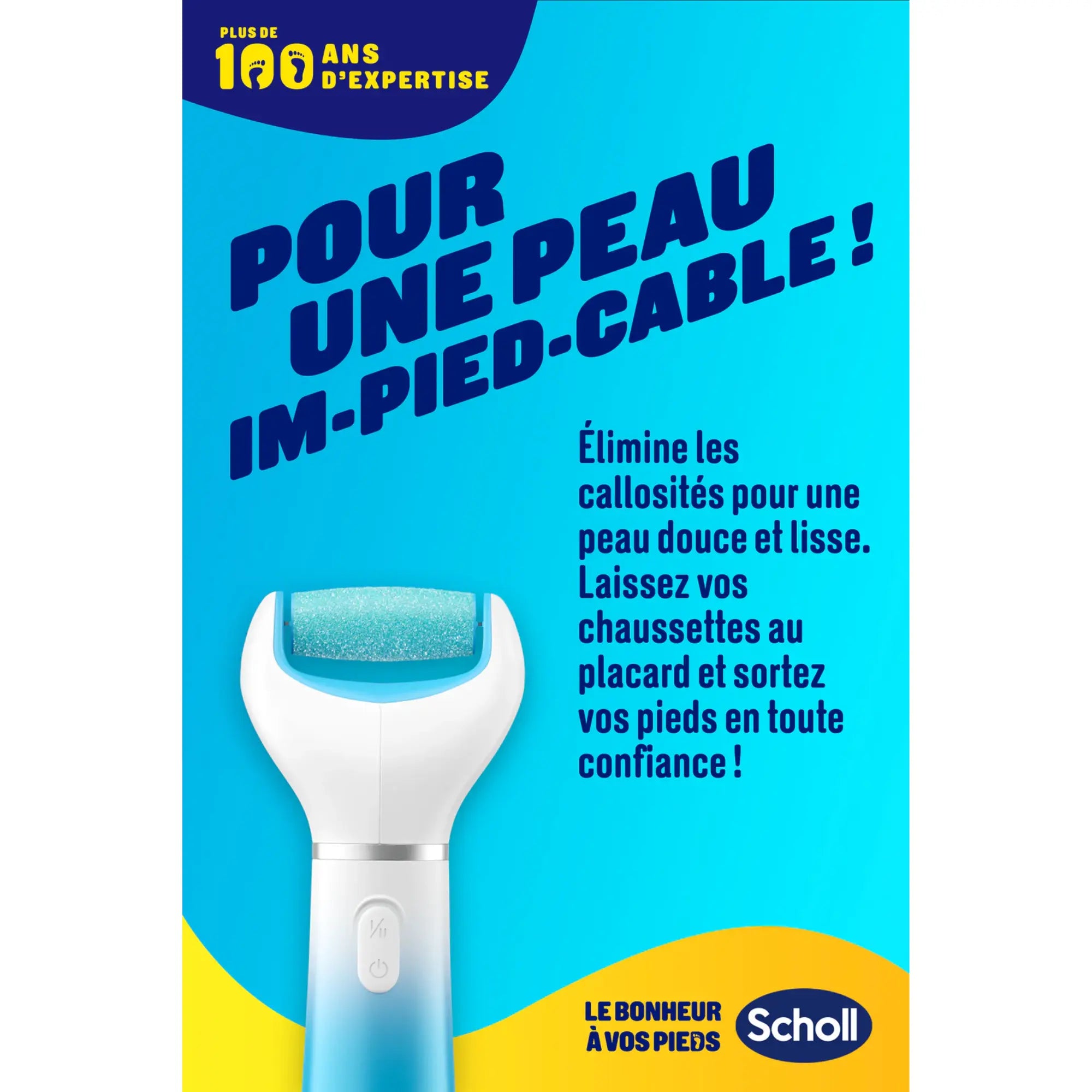 Râpe de Pédicurie Électrique Exfoliante Velvet Smooth - Scholl