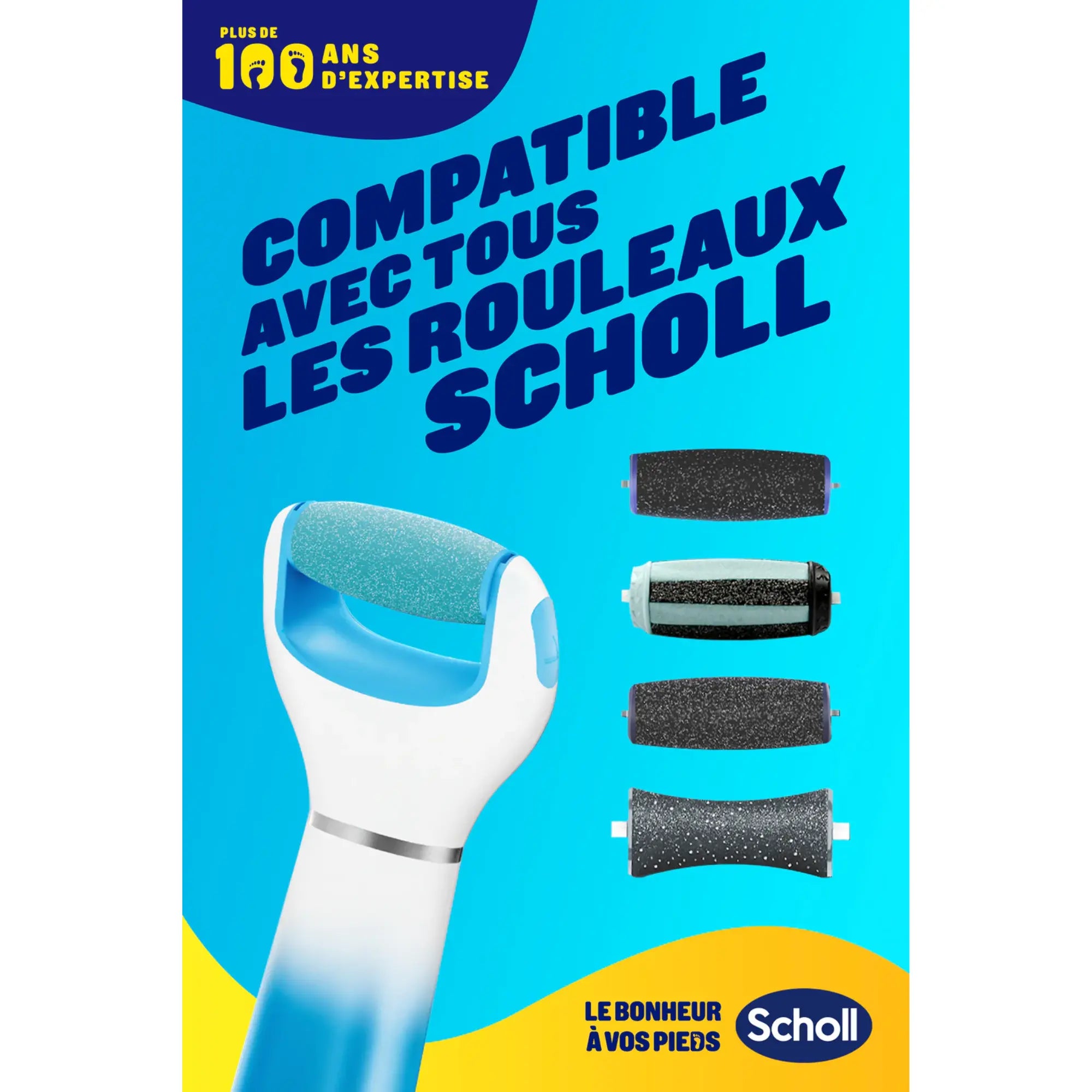 Râpe de Pédicurie Électrique Exfoliante Velvet Smooth - Scholl