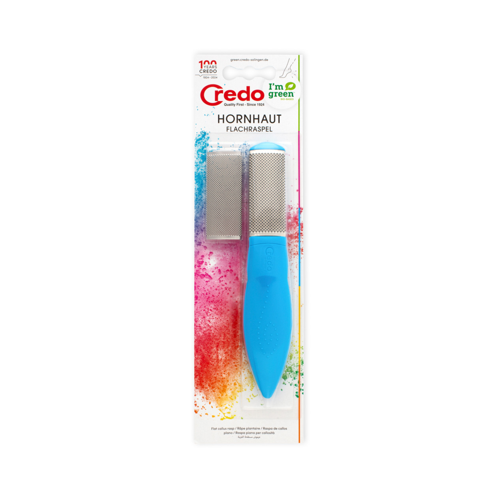 Râpe de pédicurie avec surface de friction en Inox - 19 cm - Credo - My Médical