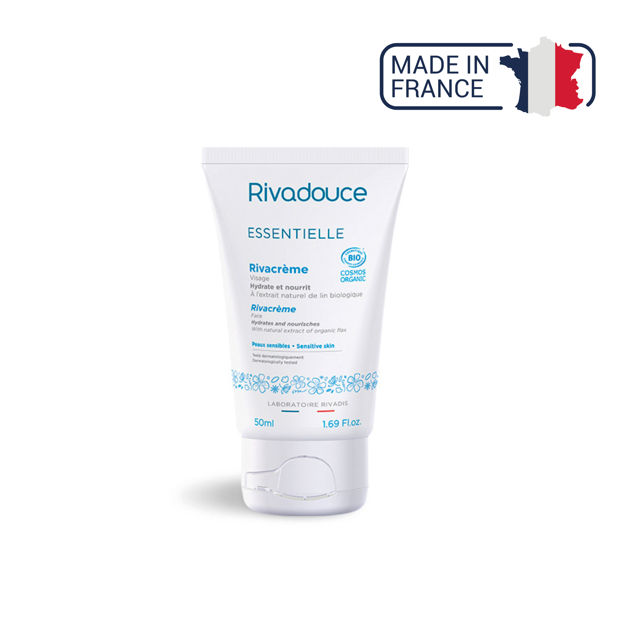 Rivacrème - organic moisturizing and protective cream - 50ml - Rivadouce