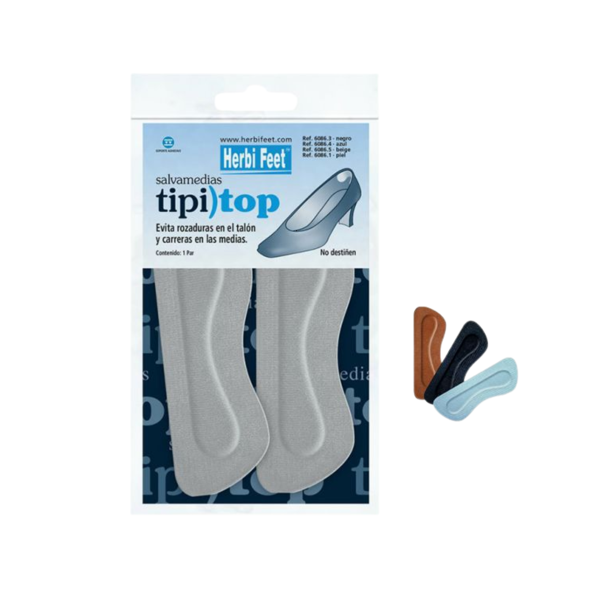 Protège bas tipitop - Prévient des ampoules - Microfibres - 3 tailles disponibles