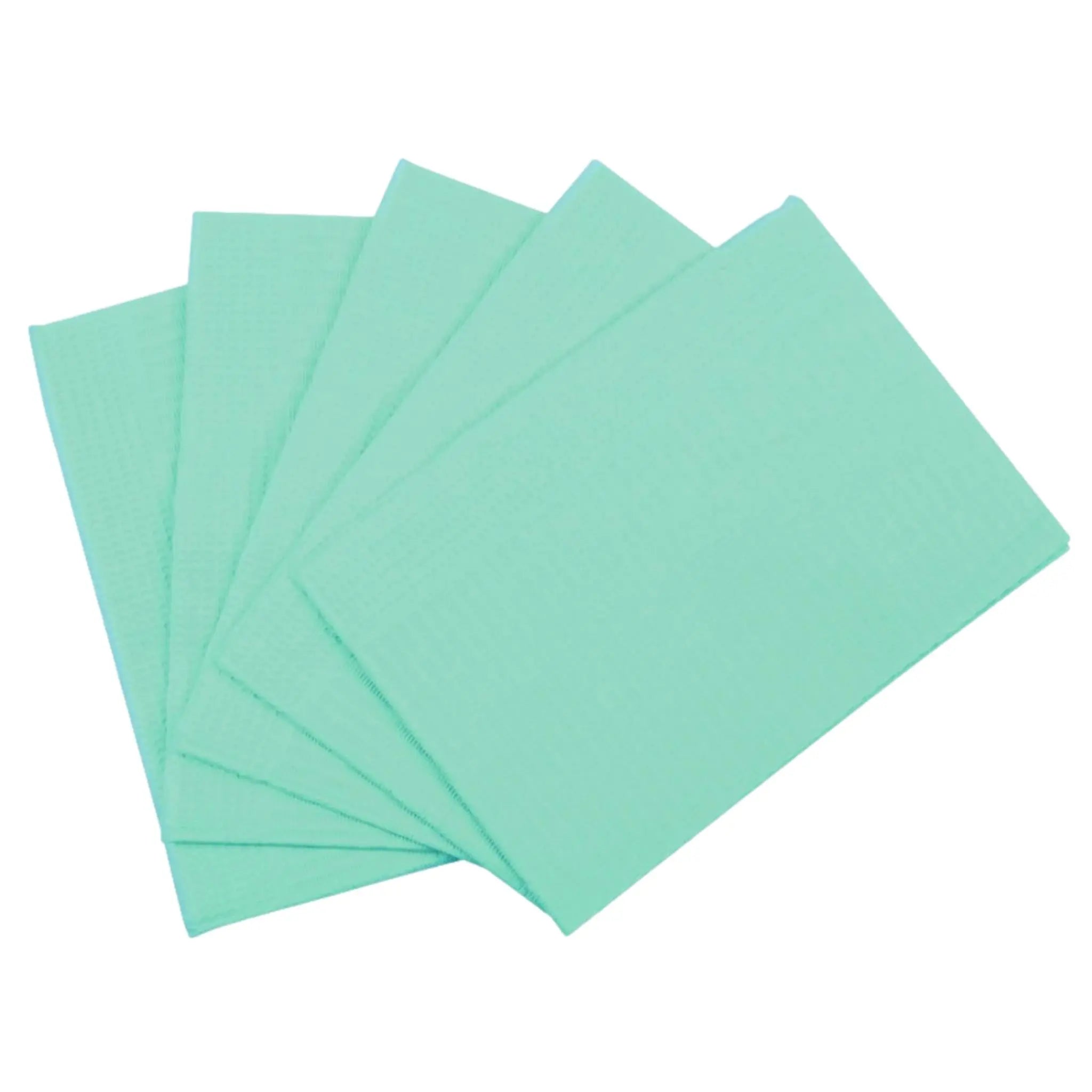 Serviettes Bavoirs de protection plastifié - 125 pièces - 33 x 48 cm - Medistock
