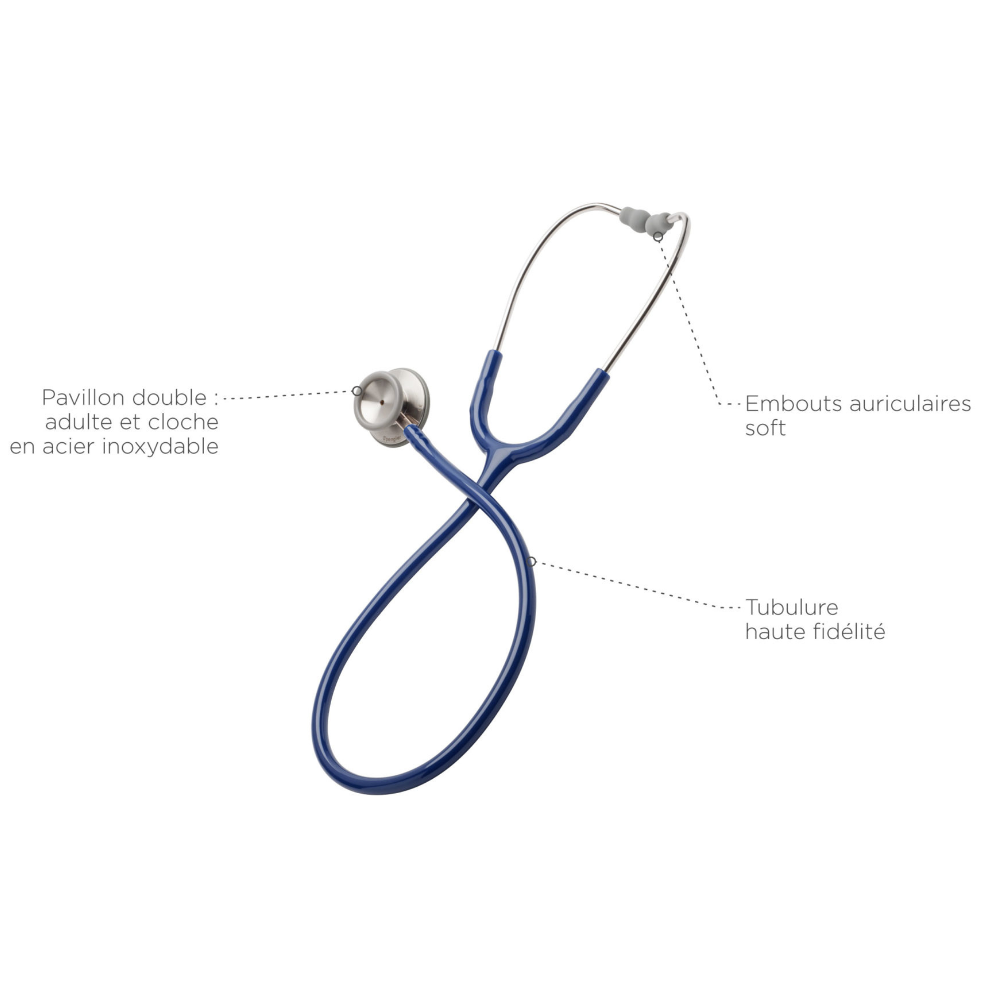 Stéthoscope - Magister adulte - bleu marine - Spengler