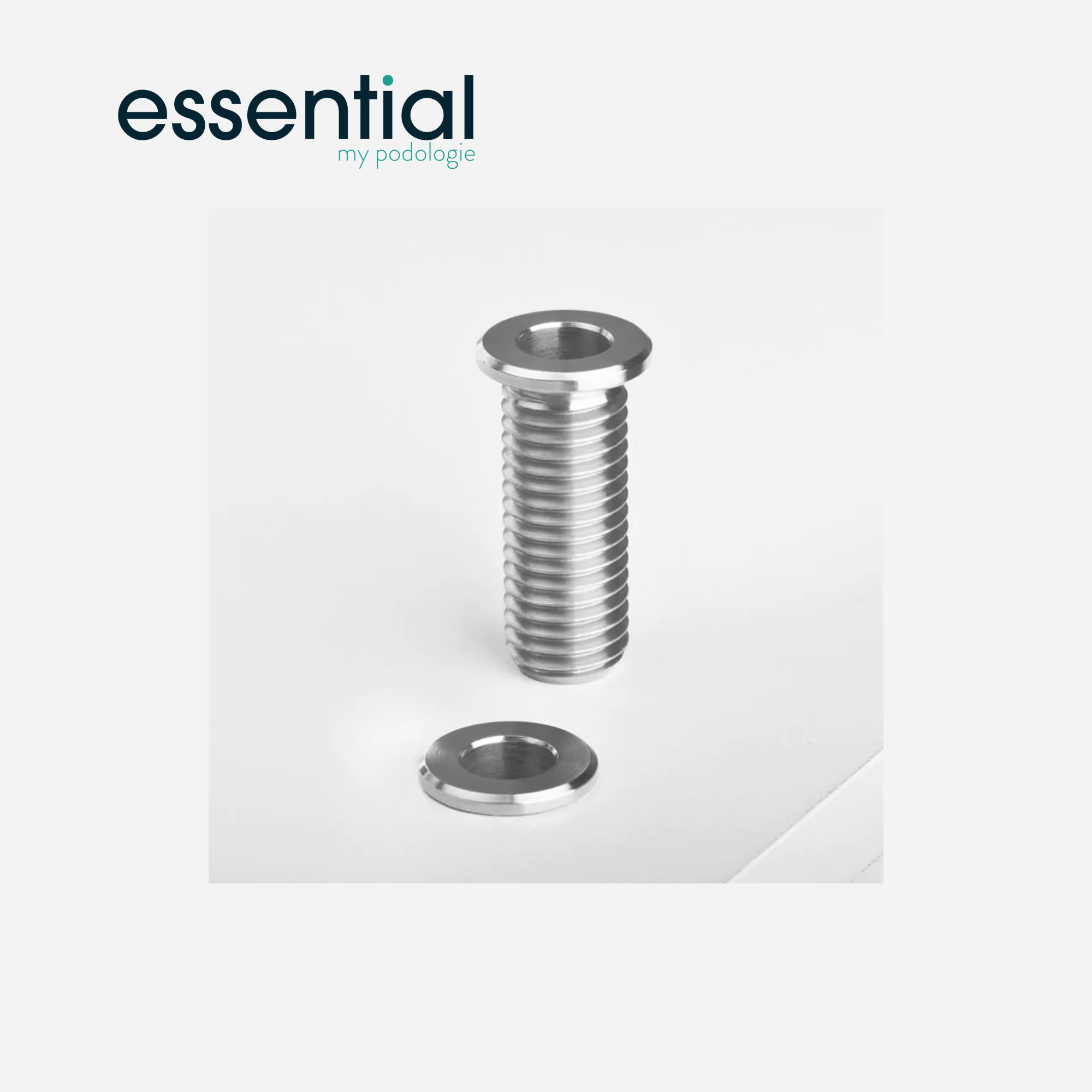 Support de Lampe loupe tubulaire en inox - Essential by My Podologie