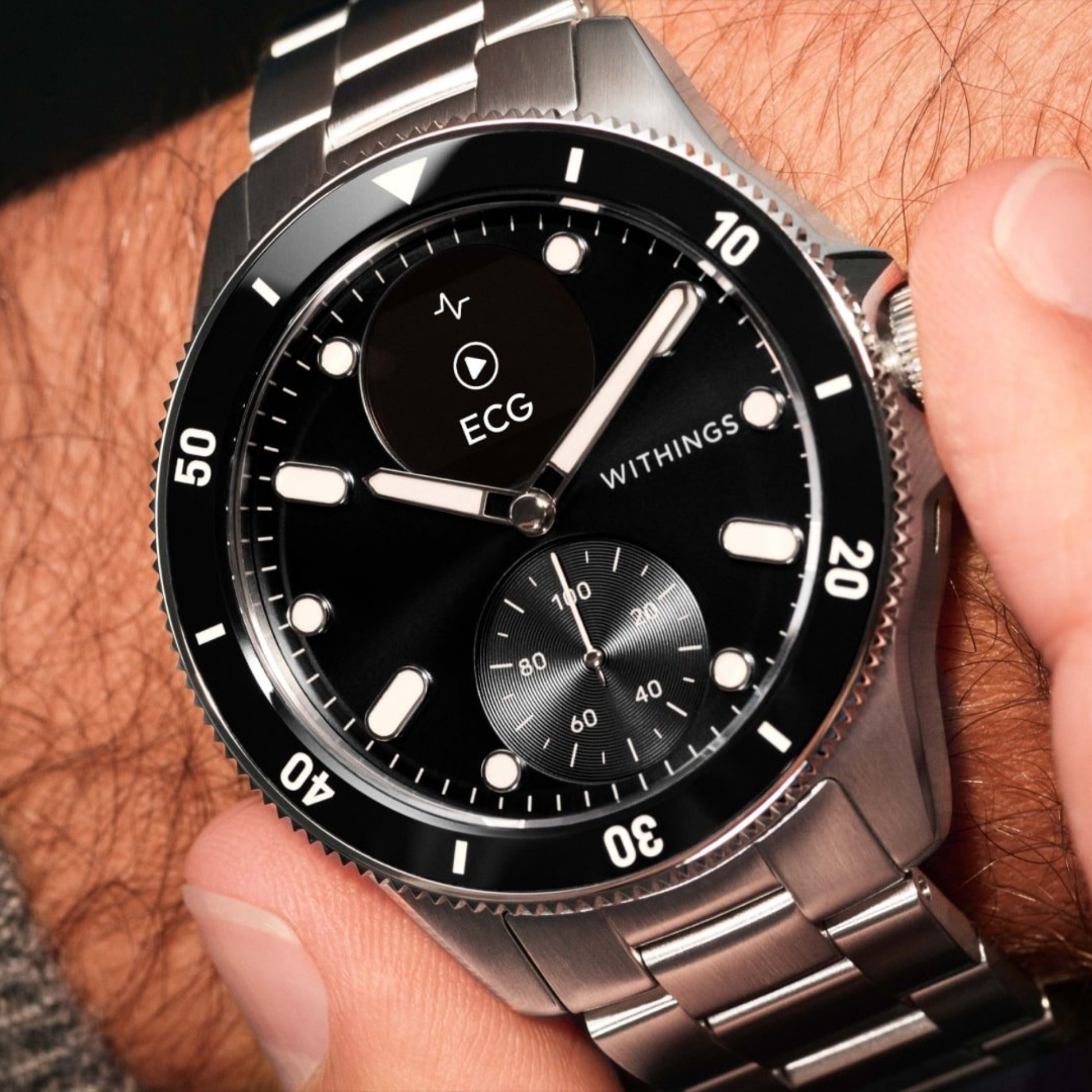 ScanWatch 2 Nova - Montre Hybride Connectée - 42 mm - 3 coloris - Withings - My Médical