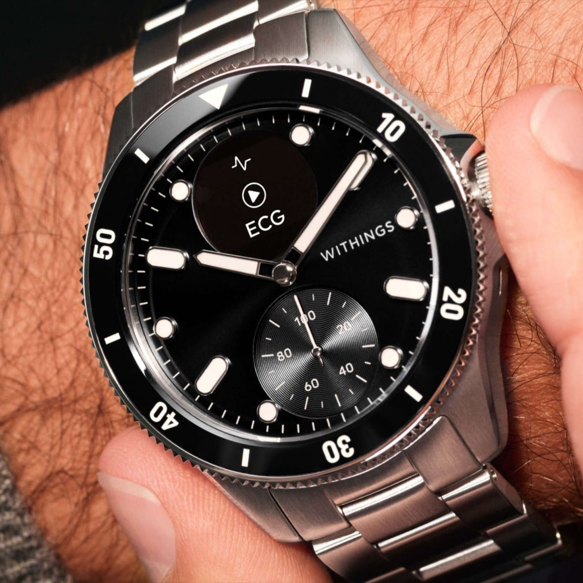 ScanWatch 2 Nova - Montre Hybride Connectée - 42 mm - 3 coloris - Withings - My Médical