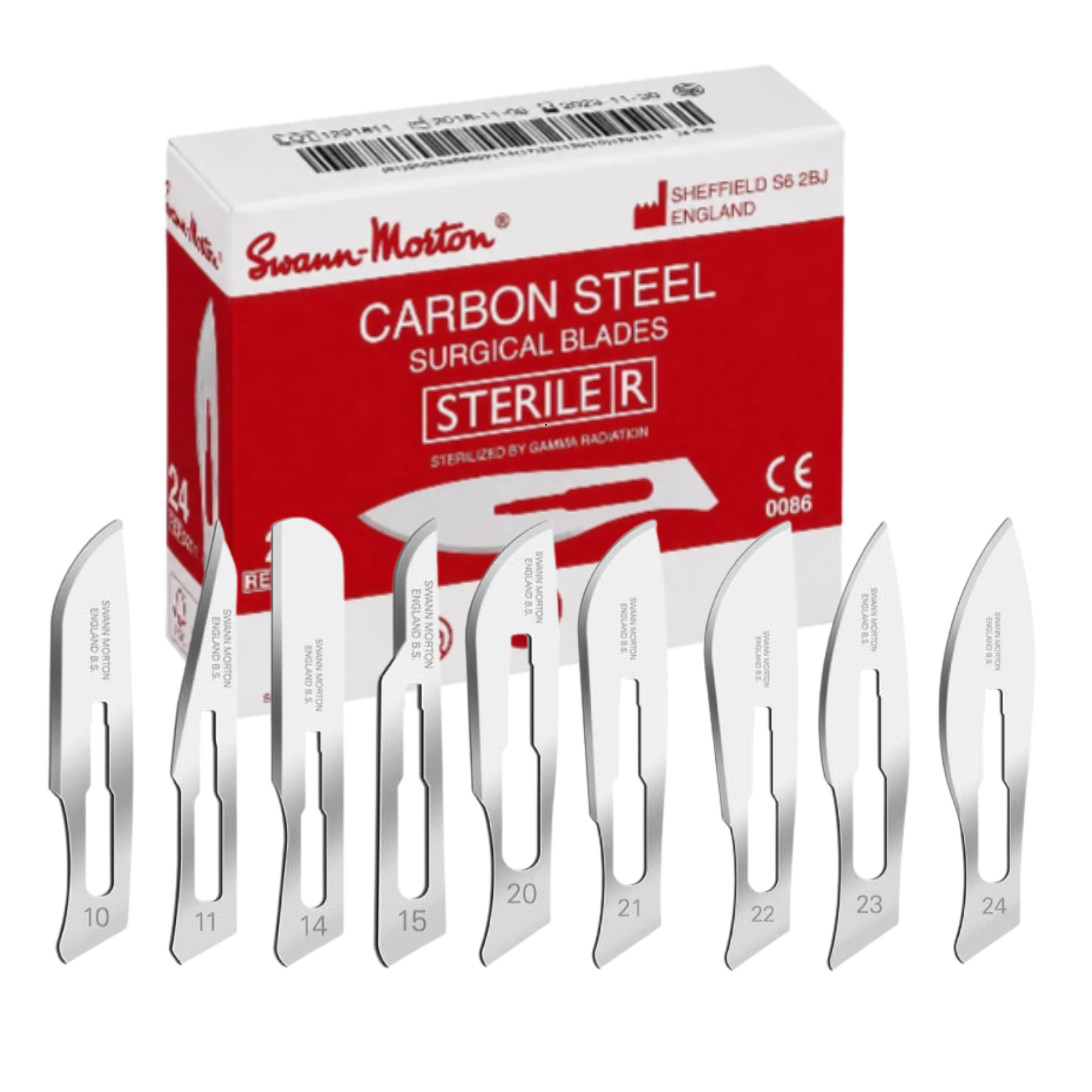 Box of 100 sterile scalpel blades - Swann-Morton
