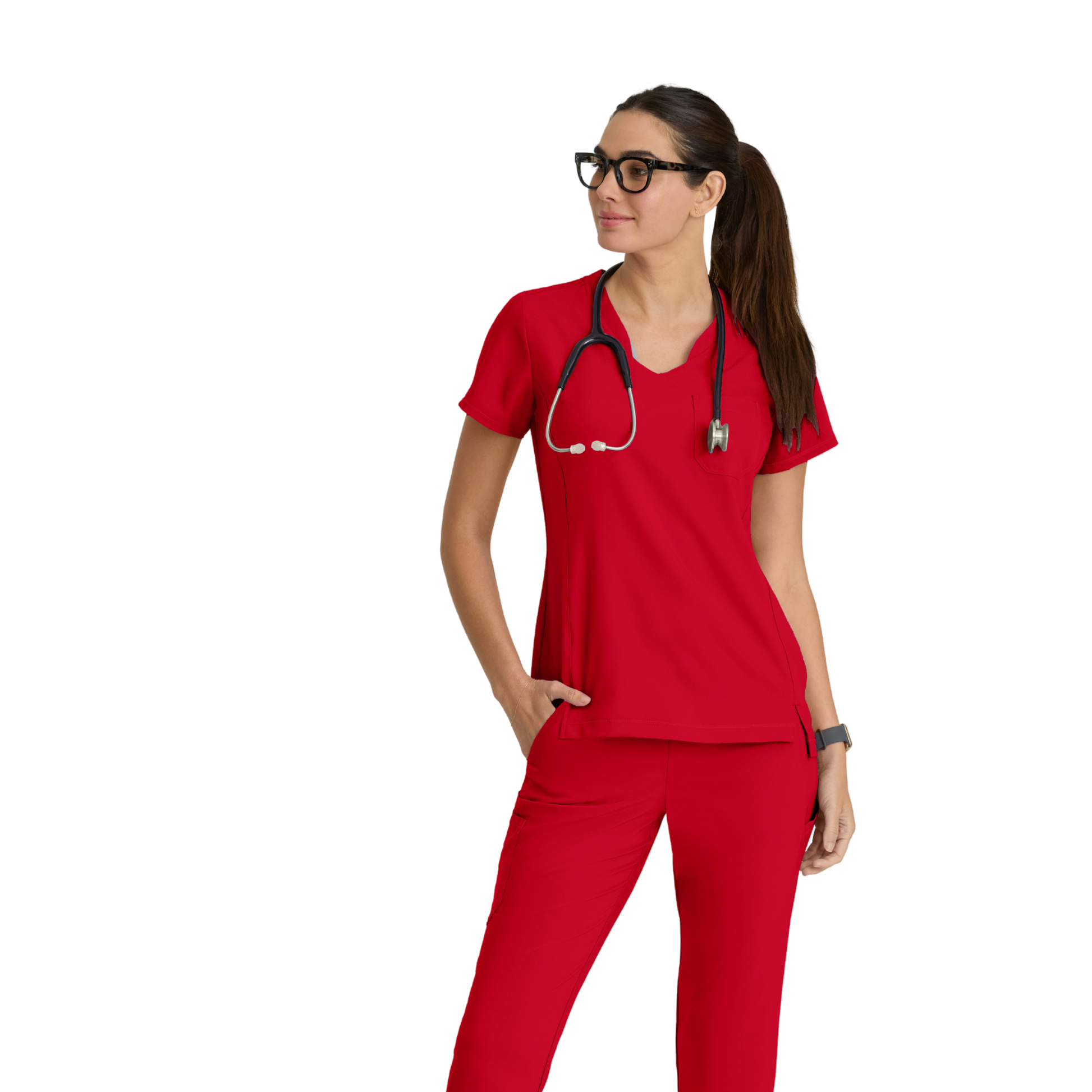 Sway Tuck-In Top - Tunique médical moderne - Femme - Grey’s Anatomy Evolve GREYS ANATOMY EVOLVE