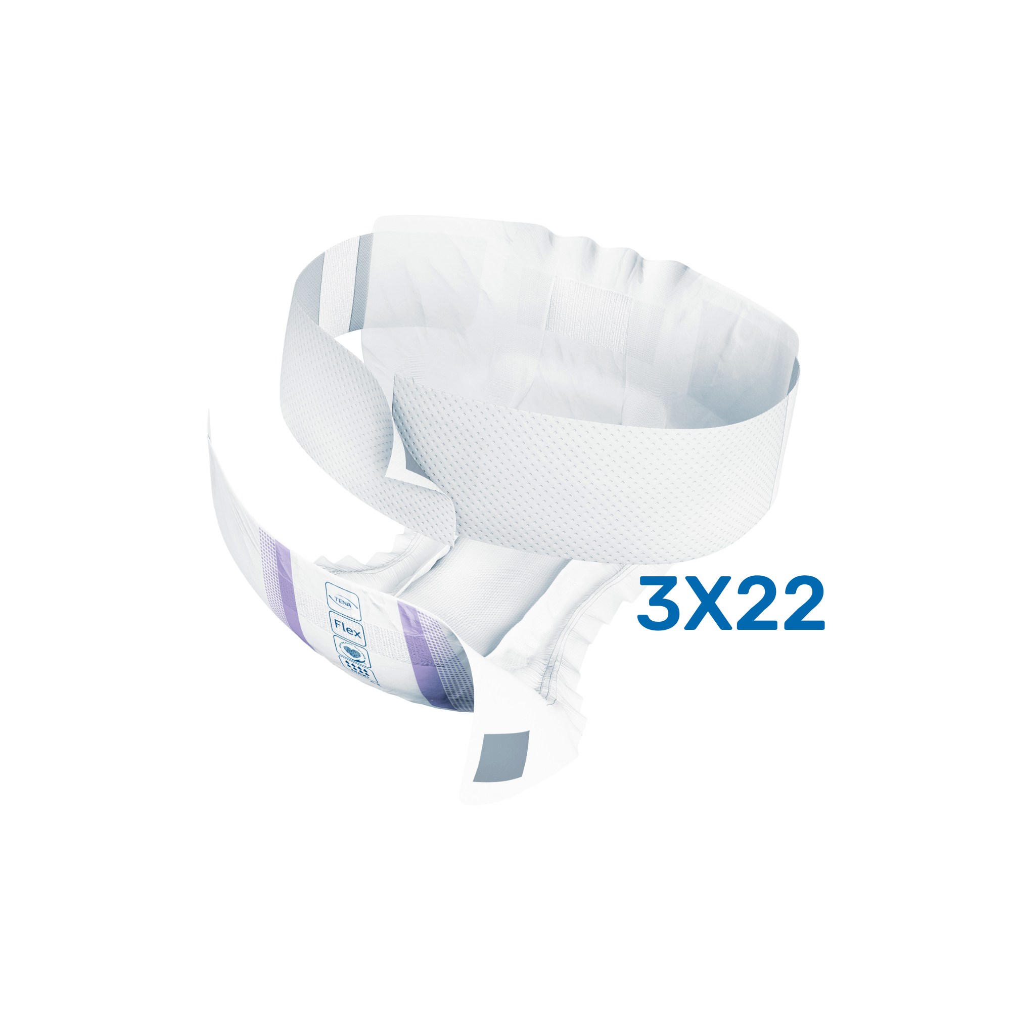 Pack 3x21/22U Change Tena Flex Proskin - Maxi 8 gouttes - 4 tailles - Tena