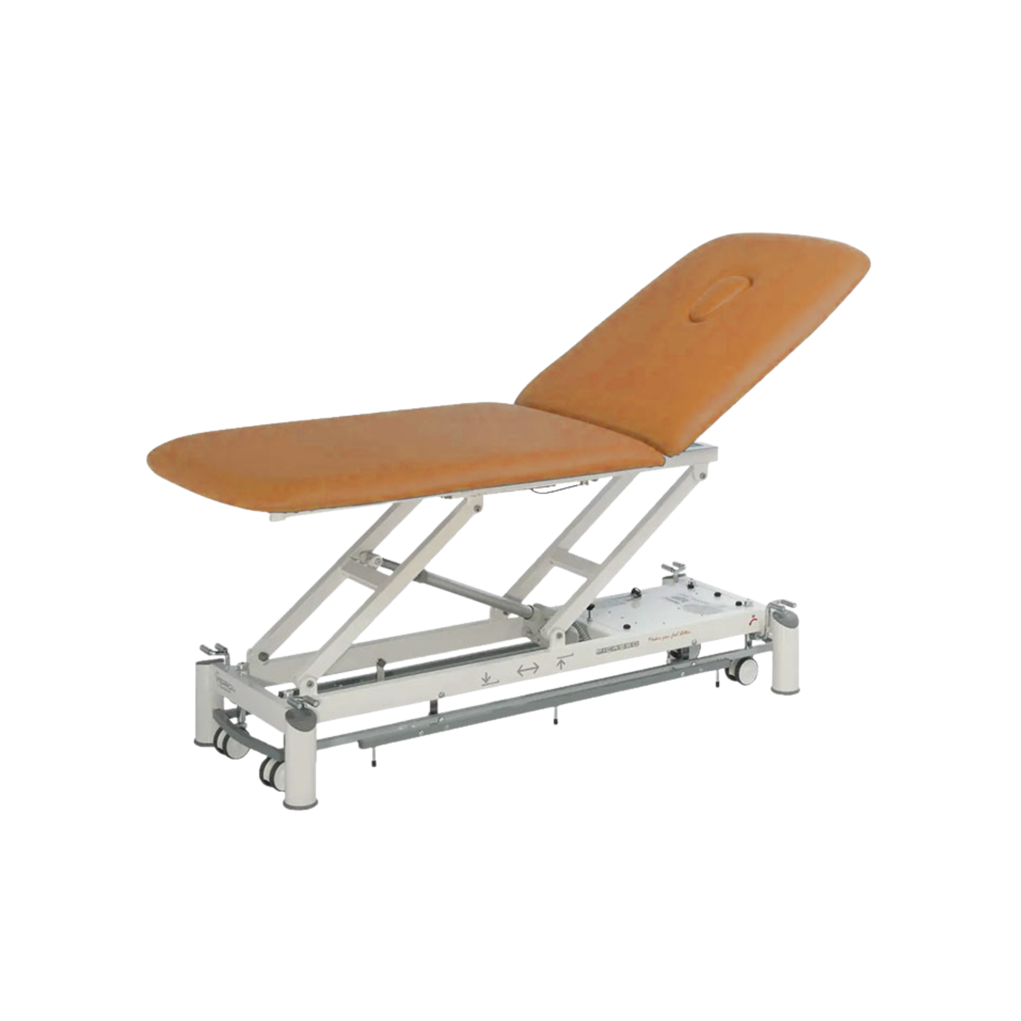Electric physiotherapy table - Picasso XL Trend - castors + control frame - Ferrox