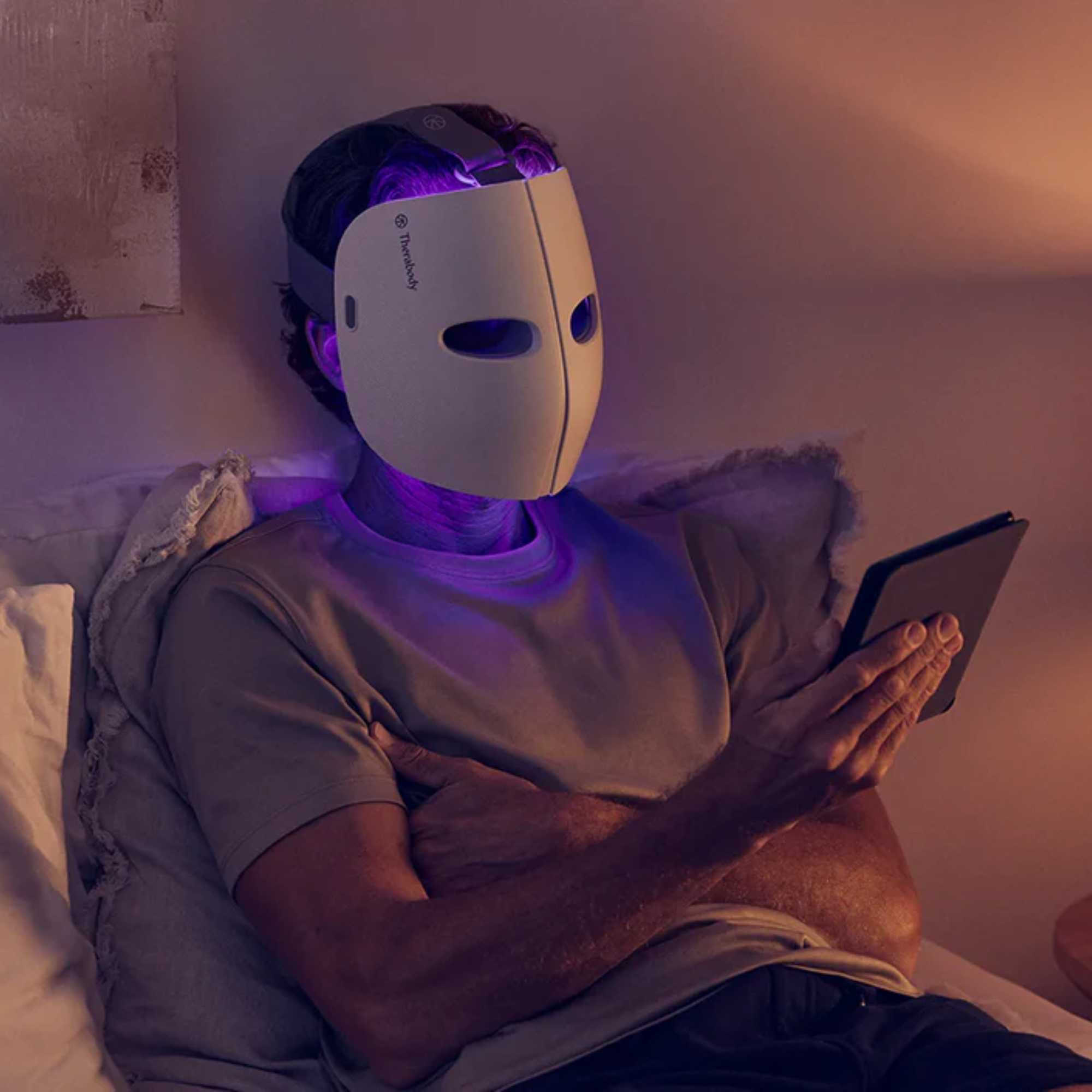 TheraFace Mask - soin du visage - luminothérapie LED - Therabody