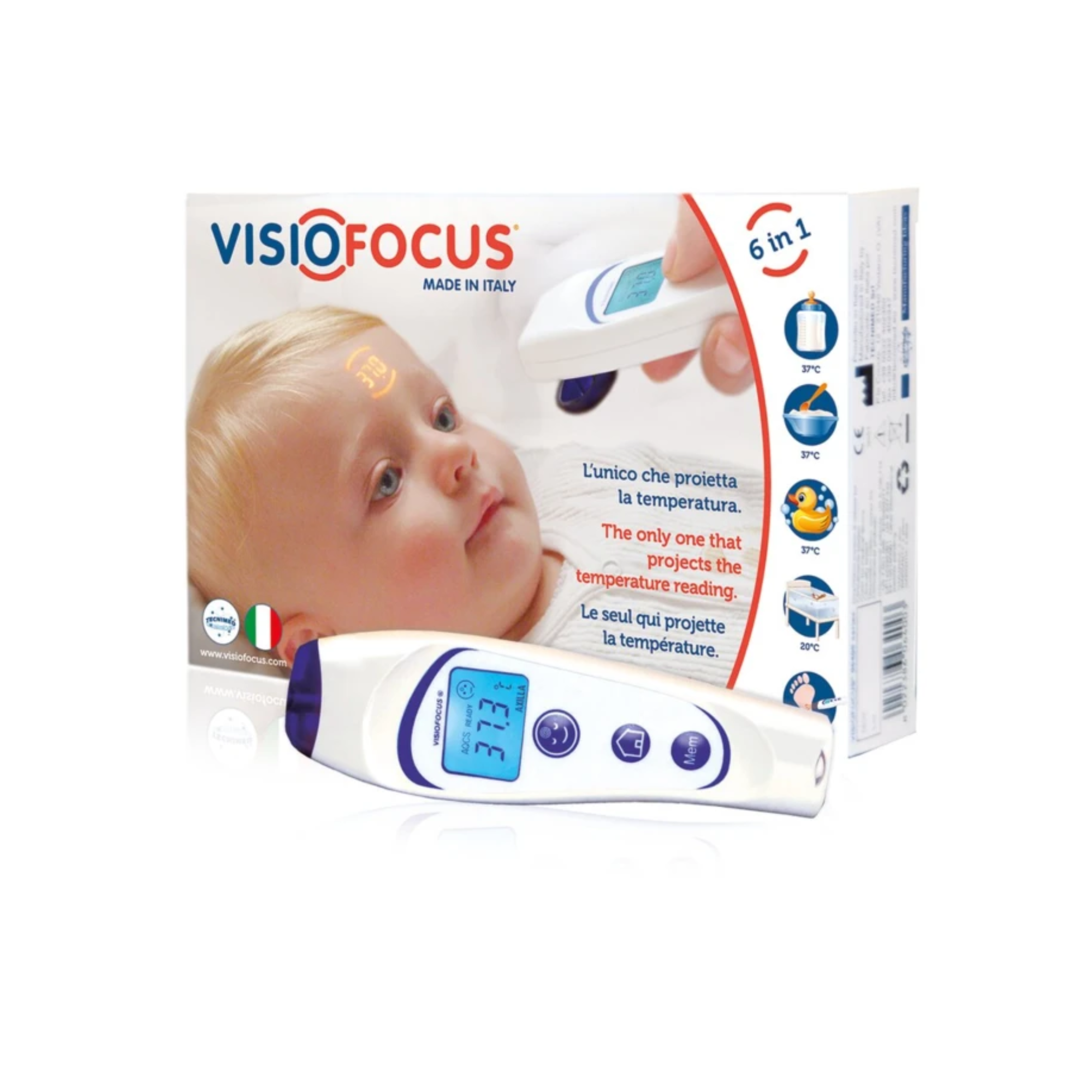 Thermomètre sans contact - Visiofocus