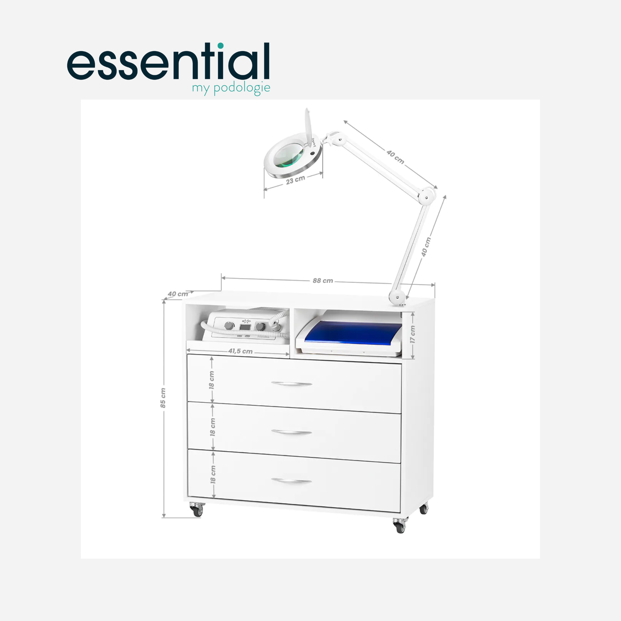Unité de Podologie complet - Y-200Max Set - Essential by My Podologie