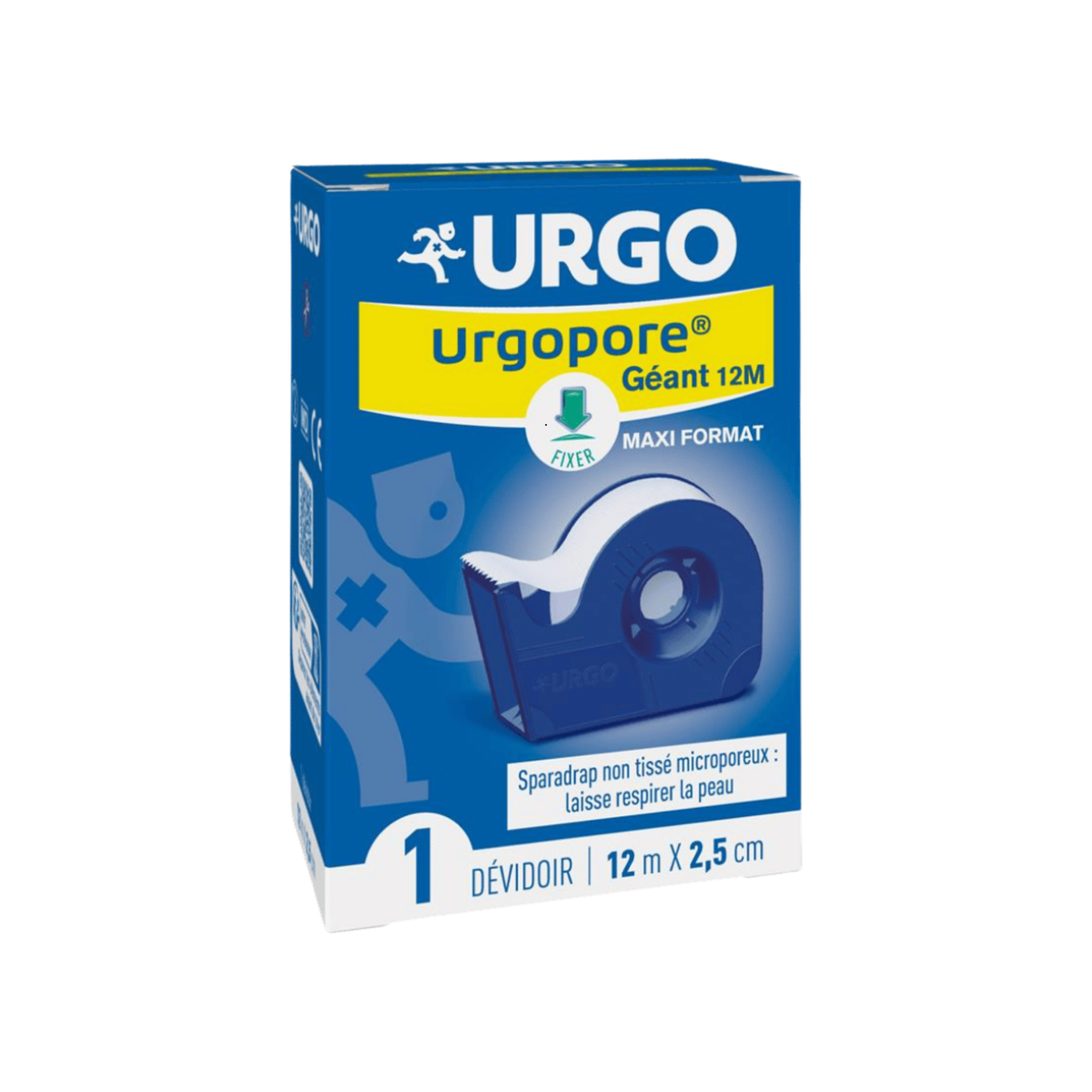 Urgopore - Sparadraps microporeux - 12m x 2,5 cm - Urgo - My Médical