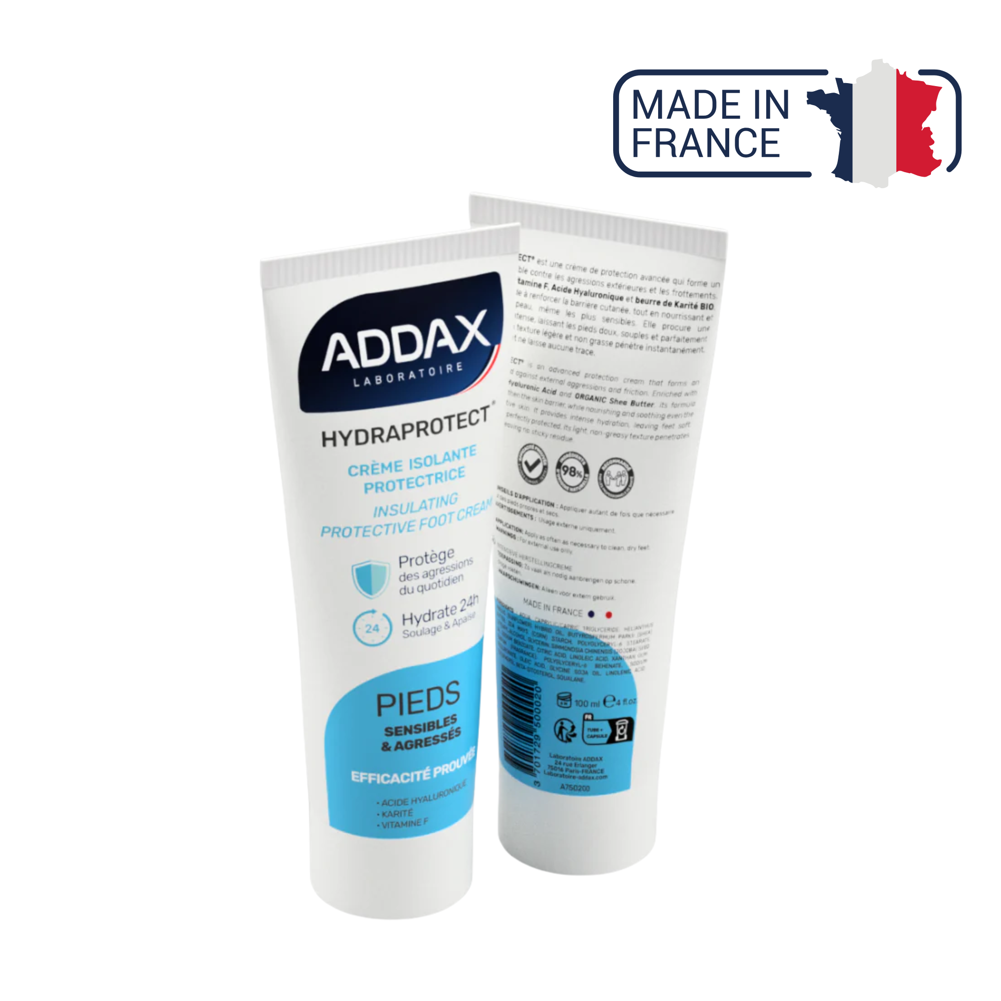 HYDRAPROTECT® - Protective insulating foot cream - 100 ml - Addax Laboratory 