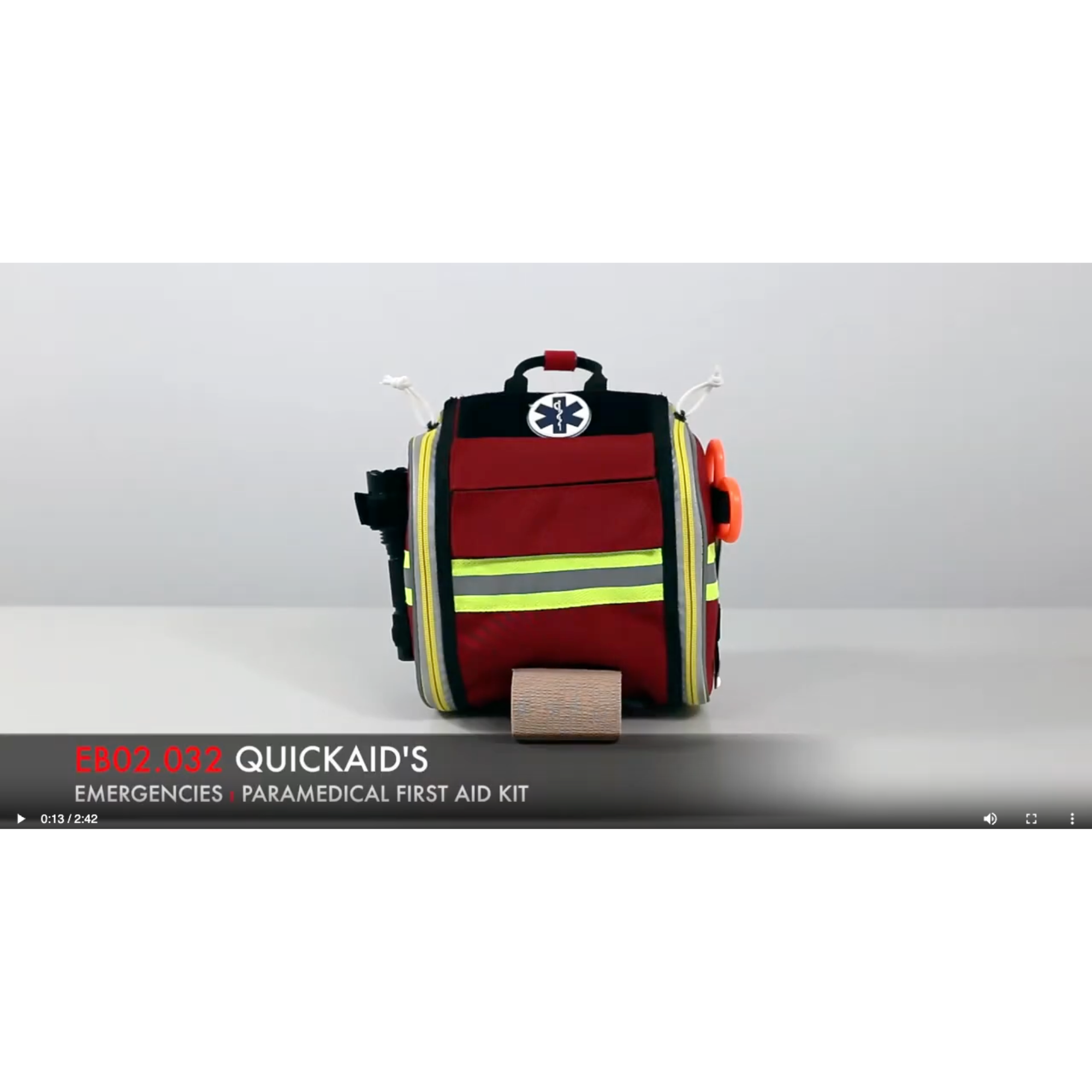 Load video: Sacoche Urgence Emergency - QUICKAID - 2 coloris - Elite Bags